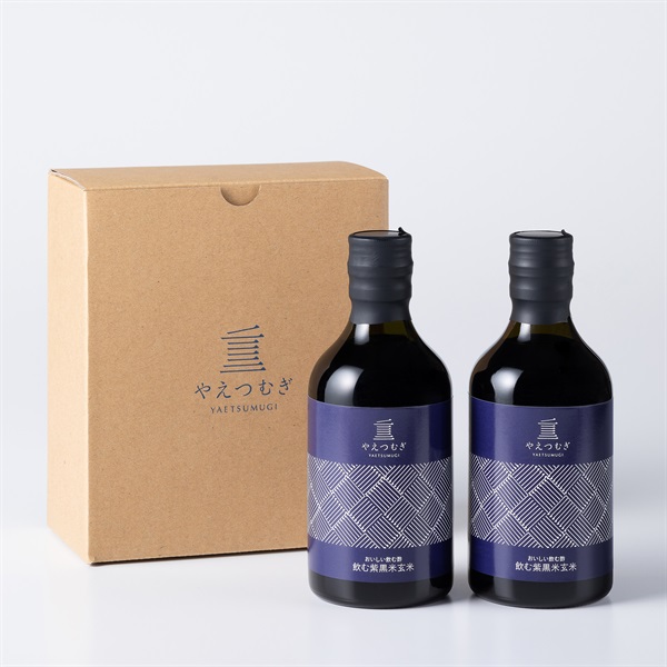 ギフトセット 飲む紫黒米玄米290ml×2本(通常ギフト包装)